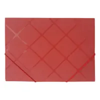 Թղթապանակ ռետիններով պլաստիկ, A4 ֆորմատի, կարմիր