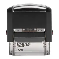 Stamp empty Ideal Trodat C20, size 14 x 38 mm.