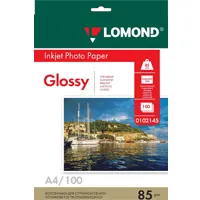 Ֆոտոթուղթ Փայլուն, A4 ֆորմատ, 85 գր, 100 թերթ, Lomond 0102145