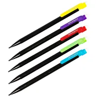 Mechanical pencil 0.5mm, with eraser, different colors.