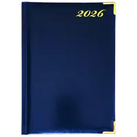 Օրատետր 2026 թ-ի համար A5 ֆորմատի, անգլերեն լեզվով, փափուկ կազմ, կապույտ