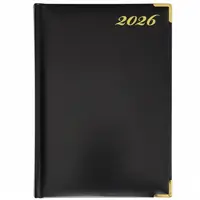 Օրատետր 2026 թ-ի համար A5 ֆորմատի, անգլերեն լեզվով, փափուկ կազմ, սև