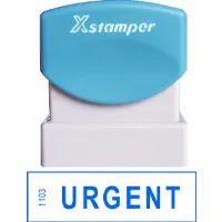 Stamp size 45mm, "URGENT"