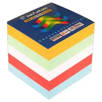 Memo cube without gum, 90mm x 90mm, 870 separate pages, 80 gr., colour.