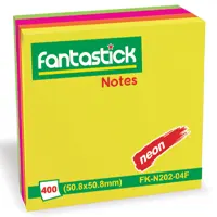 Sticky Notes, 51mm x 51mm, 400 pages, 4 colors.