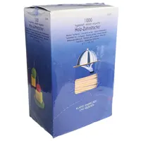Hygienic toothpicks, 1000 pcs, each individually packed