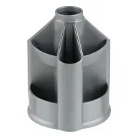 Desk stand "Mini Desk", plastic, rotating, gray