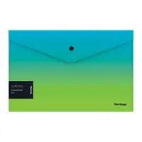 Button-type file, A4 format, 180 microns, green/blue