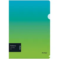 Corner file, A4 format, 200 microns, blue/green