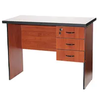 Office desk with 3 drawers, one is lockable, 120 cm (W) x 60 cm (D) x 75 cm (H).