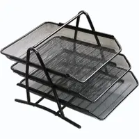 Թղթադարան, 3 բաժանմունք, մետաղյա,  սև