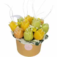 Մոմ ծաղկեփունջ