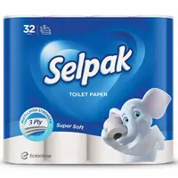 Toilet paper, 3 ply, 16.8 m per roll