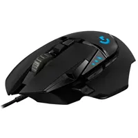 Logitech Mouse G502 HERO Gaming, wired, connection type USB, Black (L910-005470)