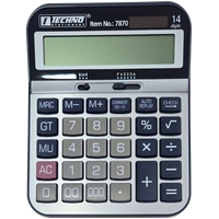 Հաշվիչ սեղանի Techno 7870-14, 14 նիշ, միջին չափի,  սնուցման 2 աղբյուր (15սմ*20սմ)