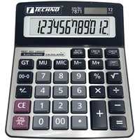 Հաշվիչ սեղանի Techno 7871-12, 12 նիշ, միջին չափի,  սնուցման 2 աղբյուր (16սմ*21սմ)