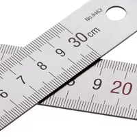 Ruler stainless, 30cm / 12 inches.