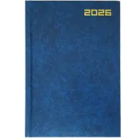 Օրատետր 2026 թ-ի համար A5 ֆորմատի անգլերեն լեզվով, պինդ կազմով, կապույտ