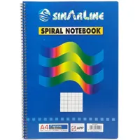 Տետր A4 ֆորմատի պարույրով ,  70 էջ, վանդակավոր