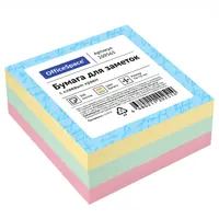 Թերթիկներ նշումների համար, կպչուն, 76մմ x 76մմ, 300 թերթ, 3 պաստելային գույներ