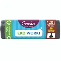 Աղբի տոպրակներ ամուր,  120լ տարողությամբ, 10 հատ