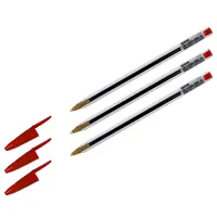 Ball pen, width 0.7 mm, red.