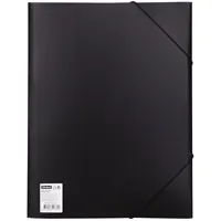 Action case with elastic bands, A4 format, black