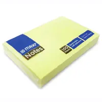 Թերթիկներ նշումների համար, կպչուն, 76մմ x 127մմ, 100 թերթ, դեղին