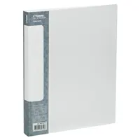 2 "O" type plastic ring binder, A4,  2.5 cm, grey