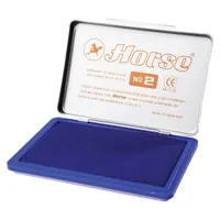 Stamp pad, 8.5 х 12.5 cm,  blue.