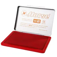 Stamp pad, 8.5 х 12.5 cm, red.