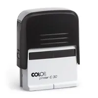 Stamp empty Colop Printer C30 , size 18 x 47  mm.