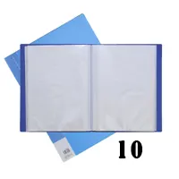 Display book with 10 transparent pocket-files, A4 format