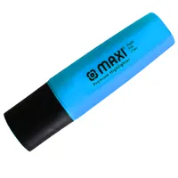 Text marker, blue.