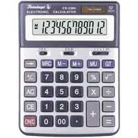 Desktop calculator CD 2383-12, big size, 12 digits, dual power (14,5 cm*19 cm).