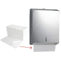 Անձեռոցիկներ դիսպենսերների համար, Z - ձև ծալվացք, 200 հատ