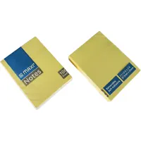 Sticky Notes, 37mm x 51mm, 100 pages, yellow.