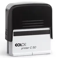 Stamp empty Colop Printer C 50, size 30 x 69 mm.