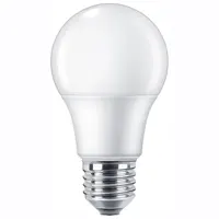 LED bulb, 8 W, E27, lifetime 20 000 hours., 3 000K (warm yellow).