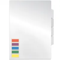 Անկյունակ, պլաստիկ, A4 Ֆորմատի, թափանցիկ, 150 մկմ, 3 բաժին, անգույն։