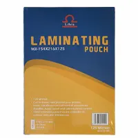 Laminating pouch, A5,  154 x 216 mm, thickness 125 microns, 100 pcs in a pack.