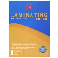 Laminating pouch, A4, 125 microns, 100 pcs.