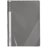 Արագակար, պլաստիկ, գրպանով, A4 ֆորմատի, մոխրագույն