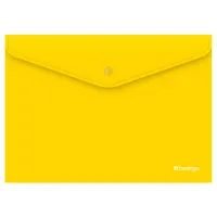 Button-type opaque file, A4, 180 micron, yellow