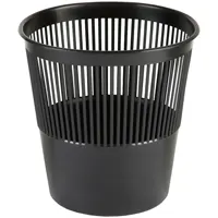 Waste bin plastic, 9 l, black