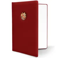 Folder for documents to sign, brown.