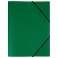 Action case with elastic bands, A4 format, green