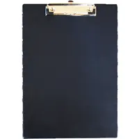 Clipboard A4, with clip on top, black