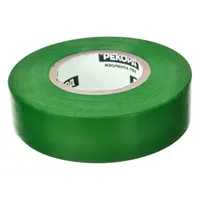 Insulating tape 18 mm x 10 m, green.