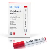 Marker Multi Board Slim for dry white board, red.